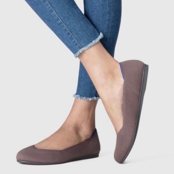 Rothy’s Mink Gray Mauve The Flat Sz.11.5 - Picture 1 of 16